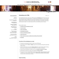 krpano.com - Documentation - Embedding into HTML