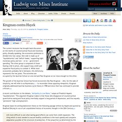 Krugman contra Hayek - Jonathan M. Finegold Catalan