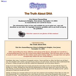 The Truth About DNA - 2004