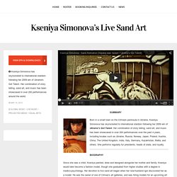 Performance Sand Art - Kseniya Simonova