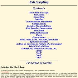 KSH script BASICS - Vimperator