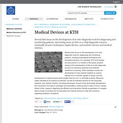 Medical Devices at KTH