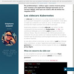 Kubernetes - Les sidecars