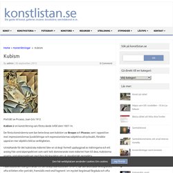 Kubism - konstlistan.se