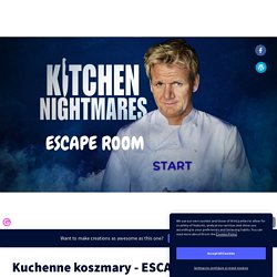 Kuchenne koszmary - ESCAPE ROOM by Katarzyna Flis on Genially