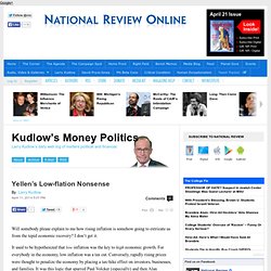Kudlow’s Money Politics