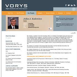 John J. Kulewicz: Vorys, Sater, Seymour and Pease LLP