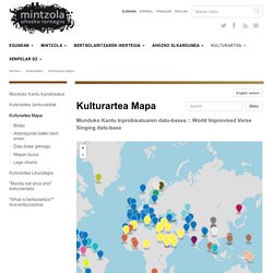 Kulturartea Mapa — Mintzola ahozko lantegia