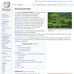 Kulturlandschaft