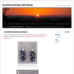 Kumihimo Braids with Beads
