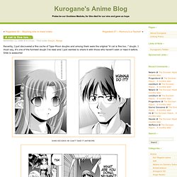 Kurogane's Anime Blog » A cat is fine too…