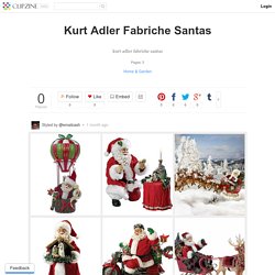 Kurt Adler Fabriche Santas