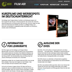 Film ab! – Kurzfilme im Unterricht -  - Goethe-Institut 
