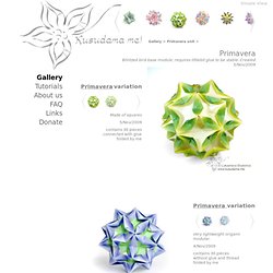 kusudama origami  modular  me! step flower by origami step