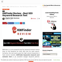 KWFinder Review 2021- Best SEO keyword Research & Analysis tool