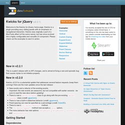 Kwicks for jQuery (rollover menu accordion effect)