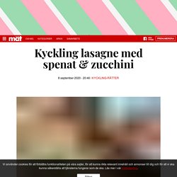 Kyckling lasagne med spenat & zucchini – Zofias Kök