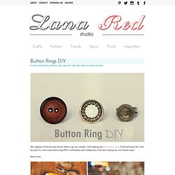 Button Rings DIY