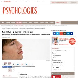 L’analyse psycho–organique