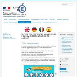 Outils et ressources numériques LVE