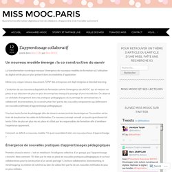 L’apprentissage collaboratif