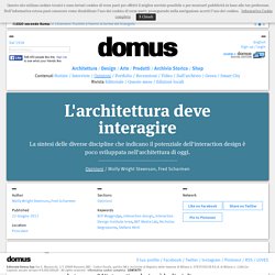 L'architettura deve interagire