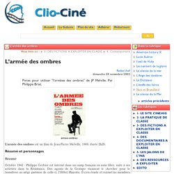 L’armée des ombres - Clio-Ciné