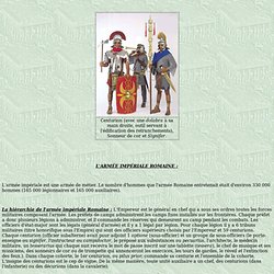 L'ARMEE IMPERIALE ROMAINE