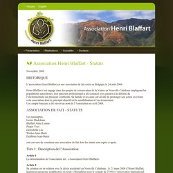 L'association Henri Blaffart