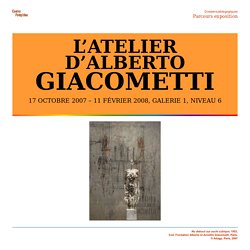 L’Atelier d’Alberto Giacometti
