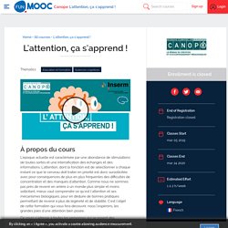 L'attention, ça s'apprend !