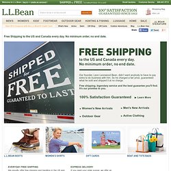 L.L.Bean Free Shipping