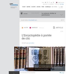 L’Encyclopédie à portée de clic