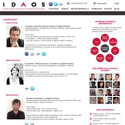 L'equipe IDAOS, experte en Stratégie Internet