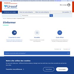 L'essentiel du statut - Autoentrepreneur.urssaf.fr