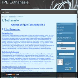 L'Euthanasie