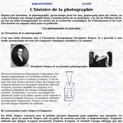 L'histoire de la photographie