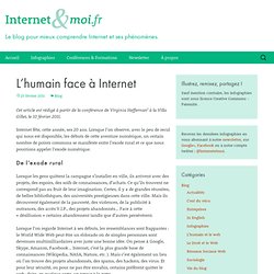 siteweb, outil de veille: L’humain face à Internet
