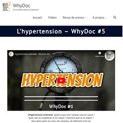 L'hypertension - WhyDoc #5 - WhyDoc