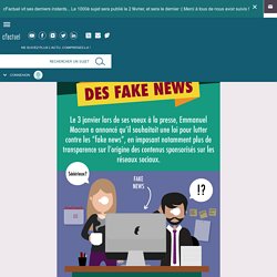 [Infographie] L'industrie des fake news