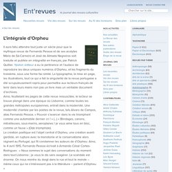 L'intégrale d'Orpheu