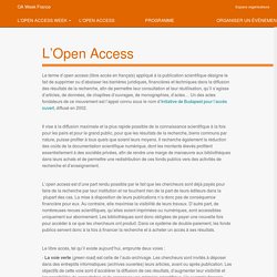 L’Open Access