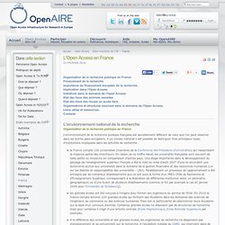 L'Open Access en France