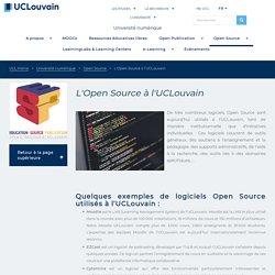 L'Open Source à l'UCLouvain