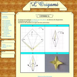 L'Origami : L'étoile