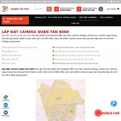 Lắp đặt camera quận Tân Bình