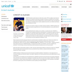 L’UNICEF en Australie