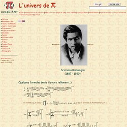L'univers de Pi - Ramanujan