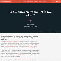 La 5G arrive en France – et la 6G, alors ?