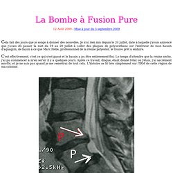 La bombe à fusion pure (août 2009 )